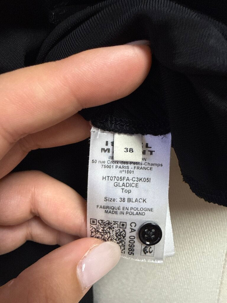 Isabel Marant Black Mesh Cut Out Top (As Is)