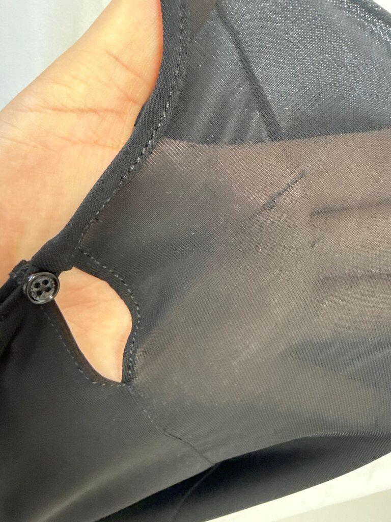 Isabel Marant Black Mesh Cut Out Top (As Is)