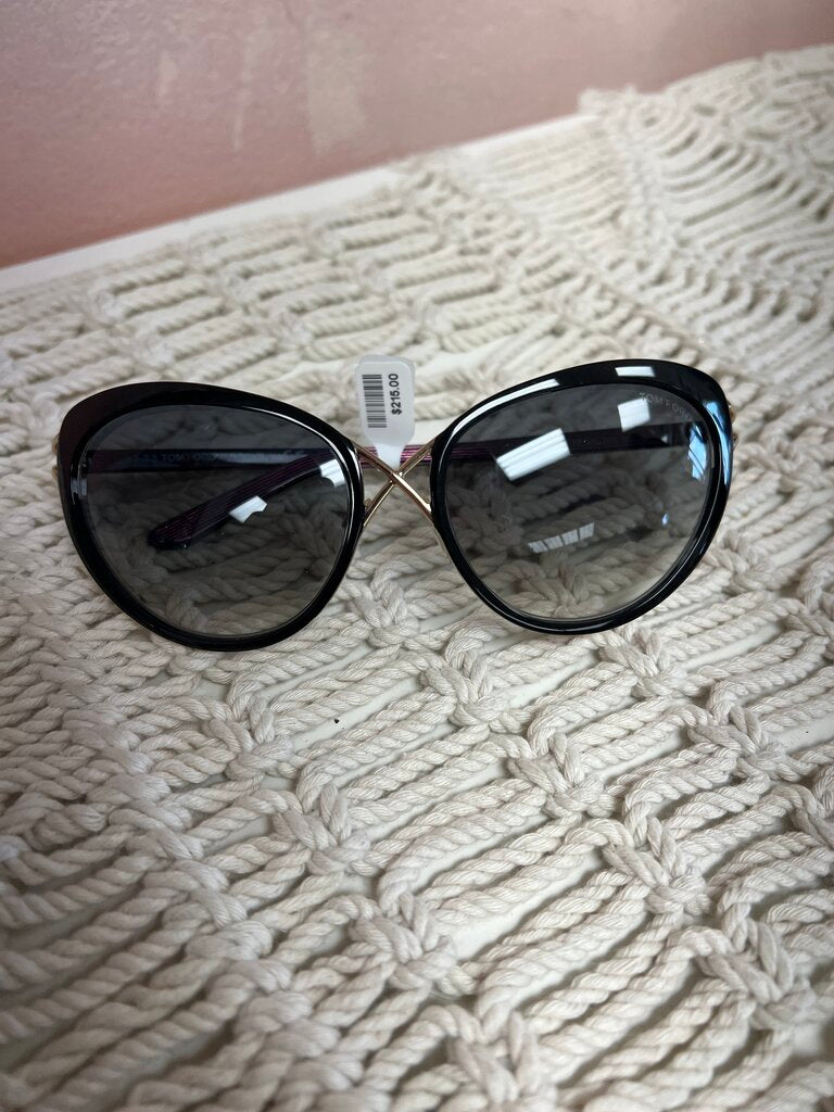 Tom Ford Black Frame Sunglasses w/Case
