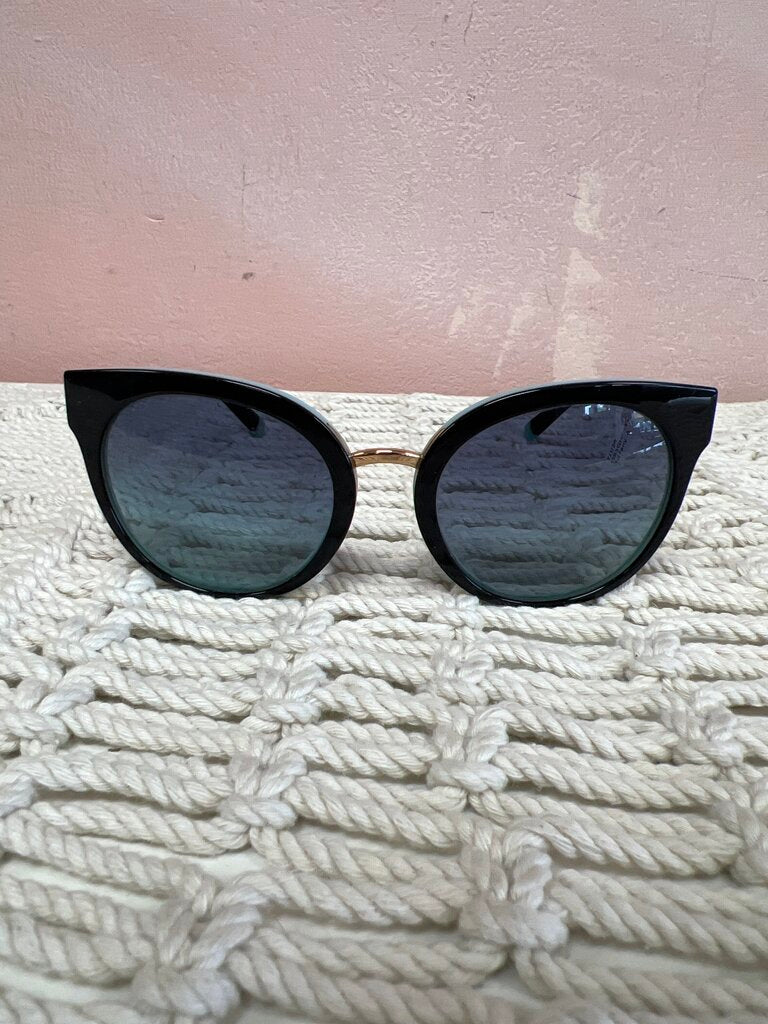 Tiffany & Co Black and Blue Frame Sunglasses w/Case/Box