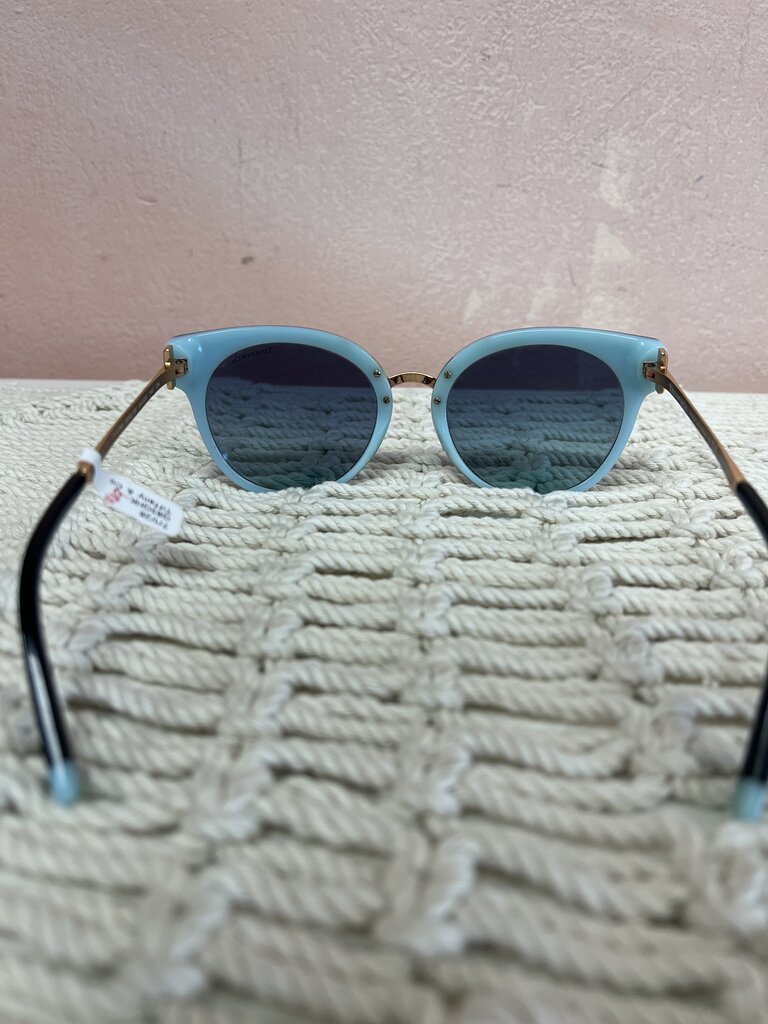 Tiffany & Co Black and Blue Frame Sunglasses w/Case/Box