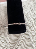 Ippolita Hammered Silver and Diamond Bangle