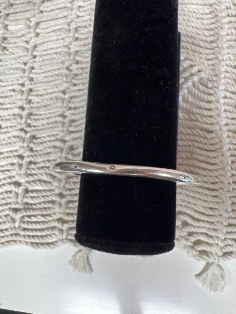 Ippolita Silver and Diamond Bangle