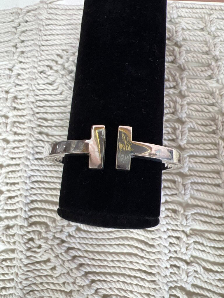 Tiffany & Co Silver T Square Cuff