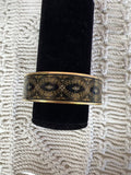 Michaela Frey Vintage Wide Floral Bangle