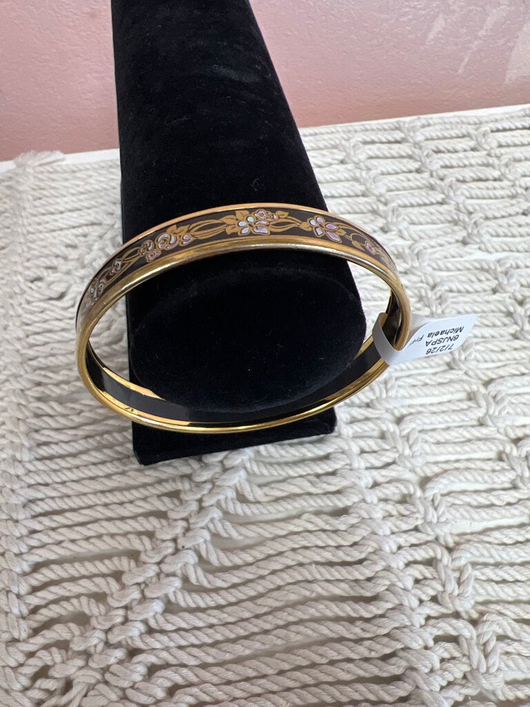 Michaela Frey Vintage Narrow Floral Bangle