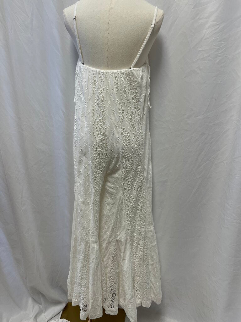 Free People Ivory Eyelet Jumpsuit NWT