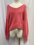 Z Supply Pink Knit Sweater NWT