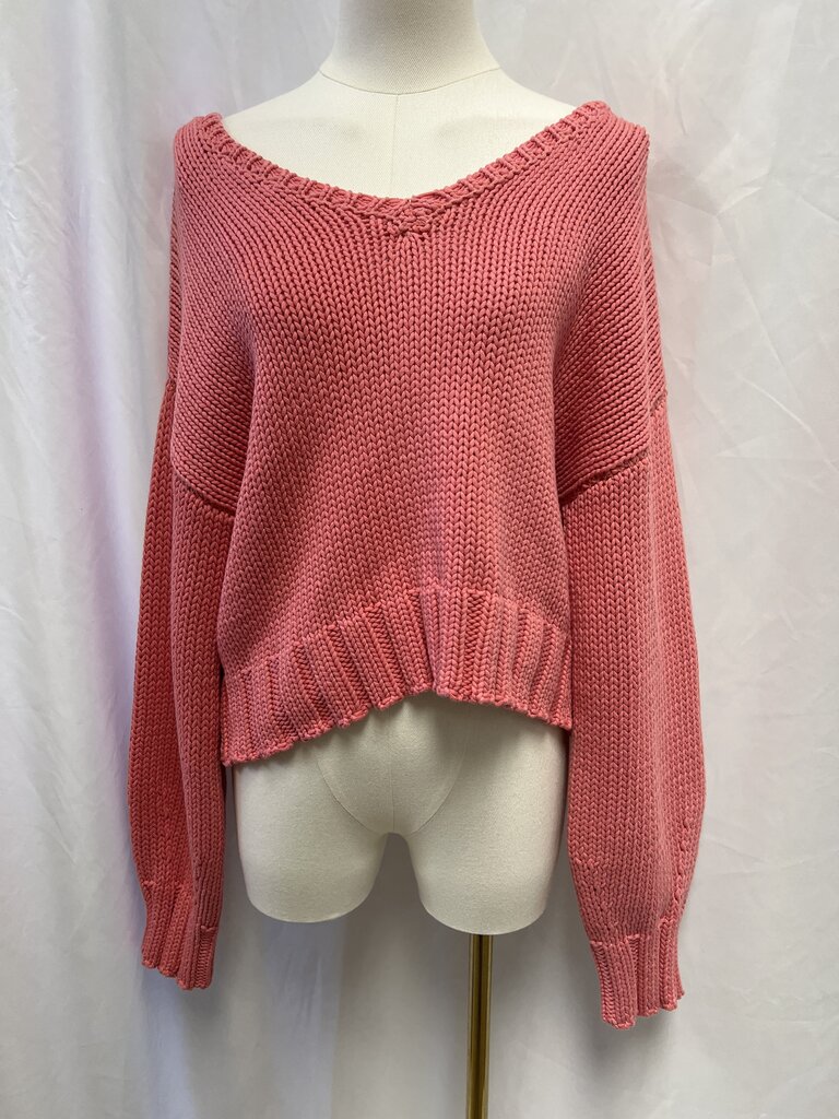 Z Supply Pink Knit Sweater NWT