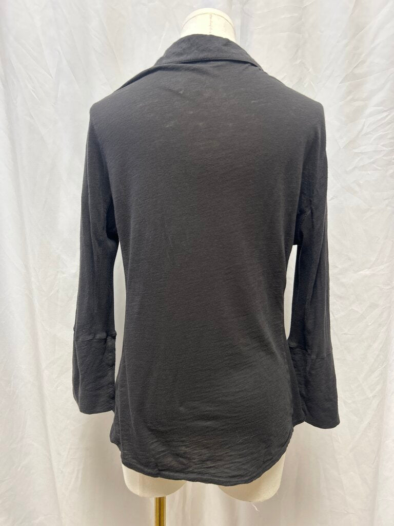 James Perse Black Button Up