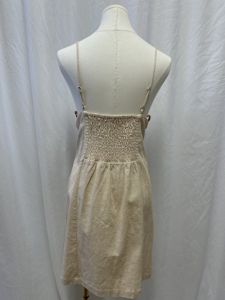 Anthropologie Tan Strappy Dress NWT