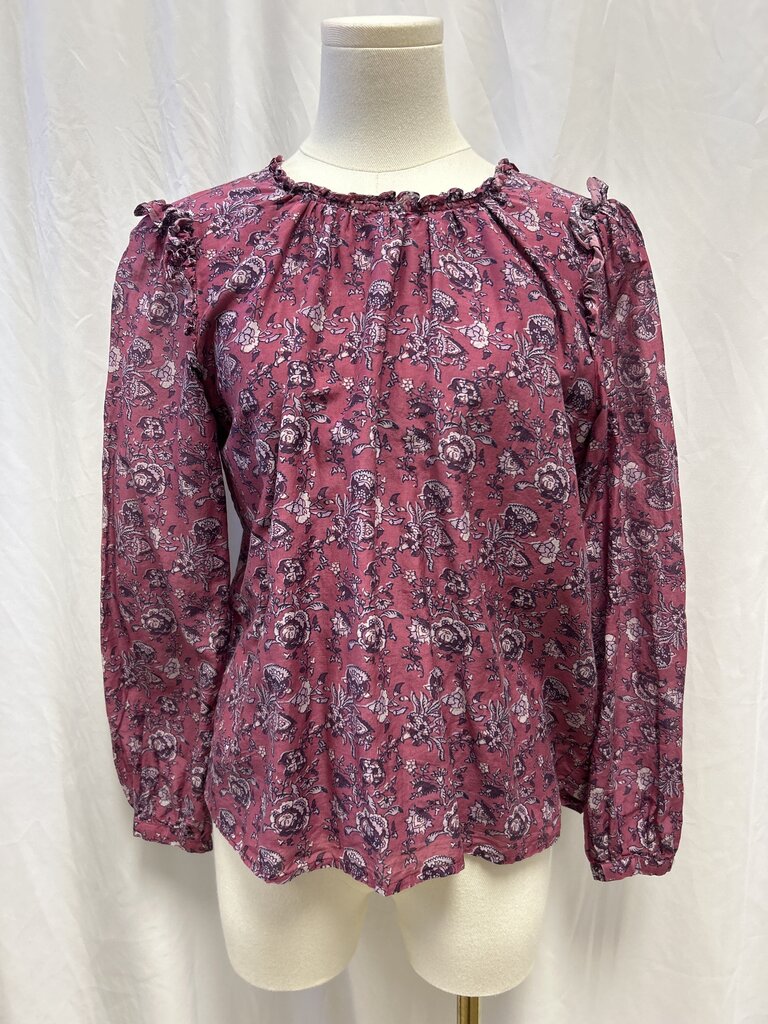 Xirena Berry Floral Blouse