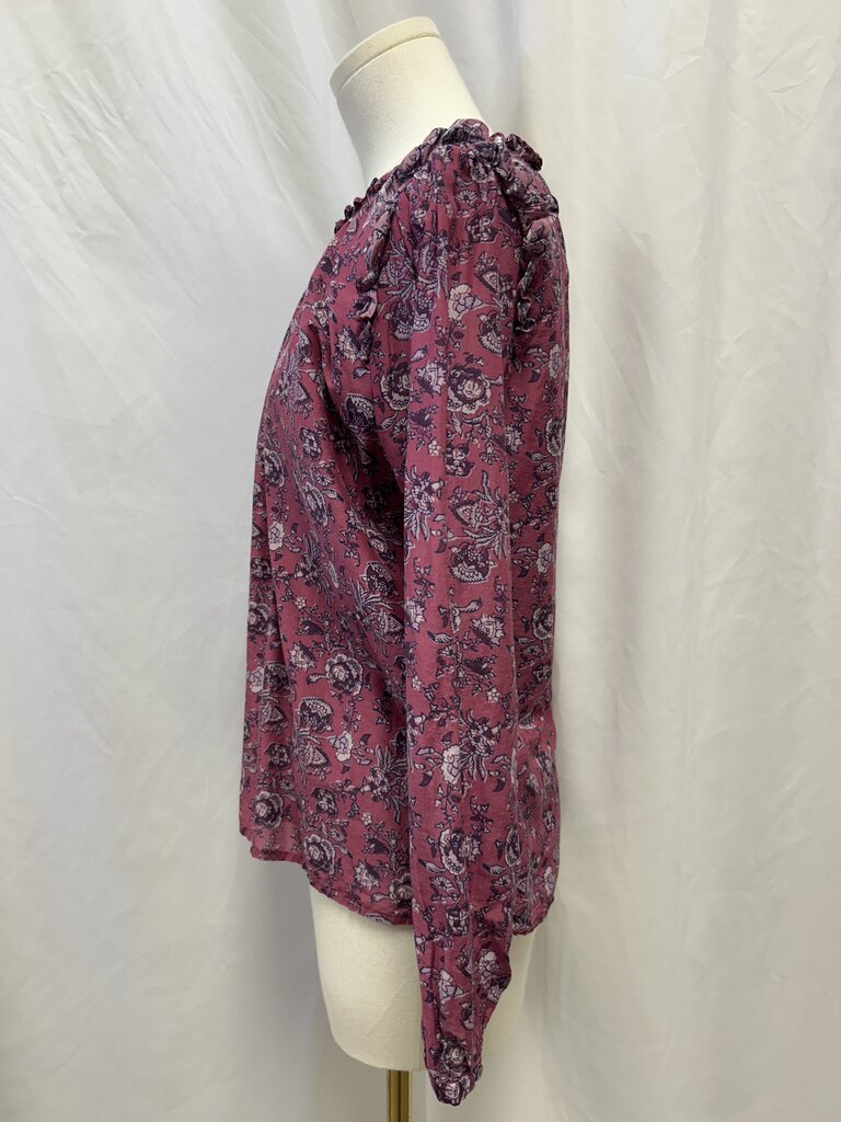 Xirena Berry Floral Blouse