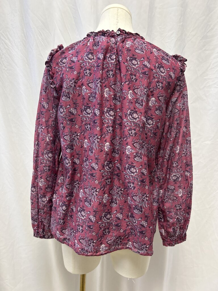 Xirena Berry Floral Blouse