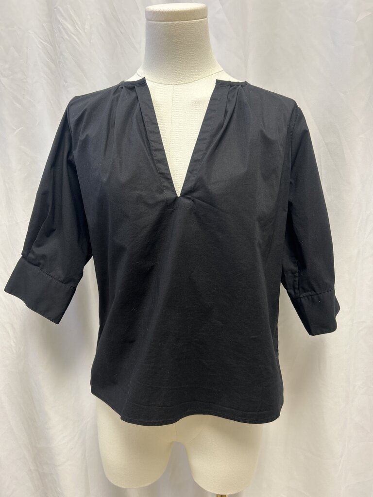 G. Black V-Neck Top
