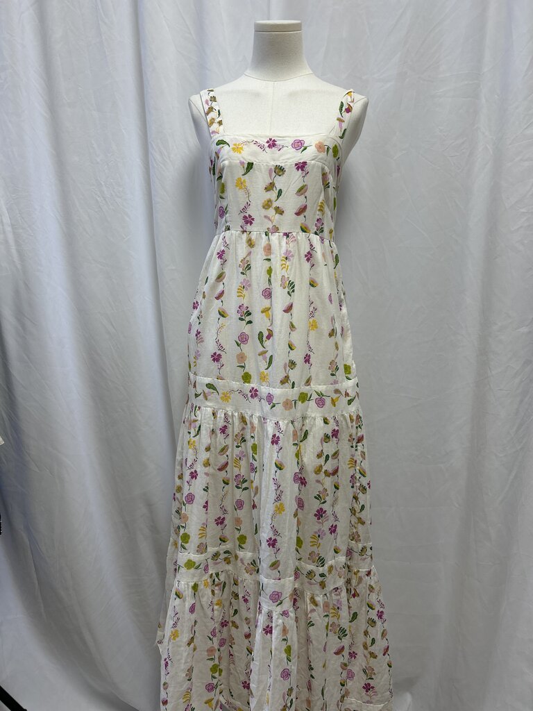 Banjanan White Floral Dress NWT