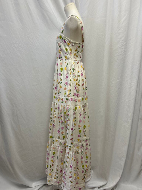 Banjanan White Floral Dress NWT