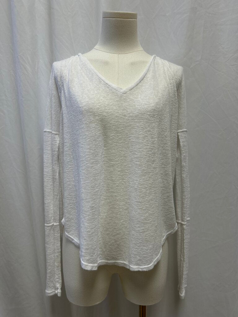 Rails White Tissue Sweater