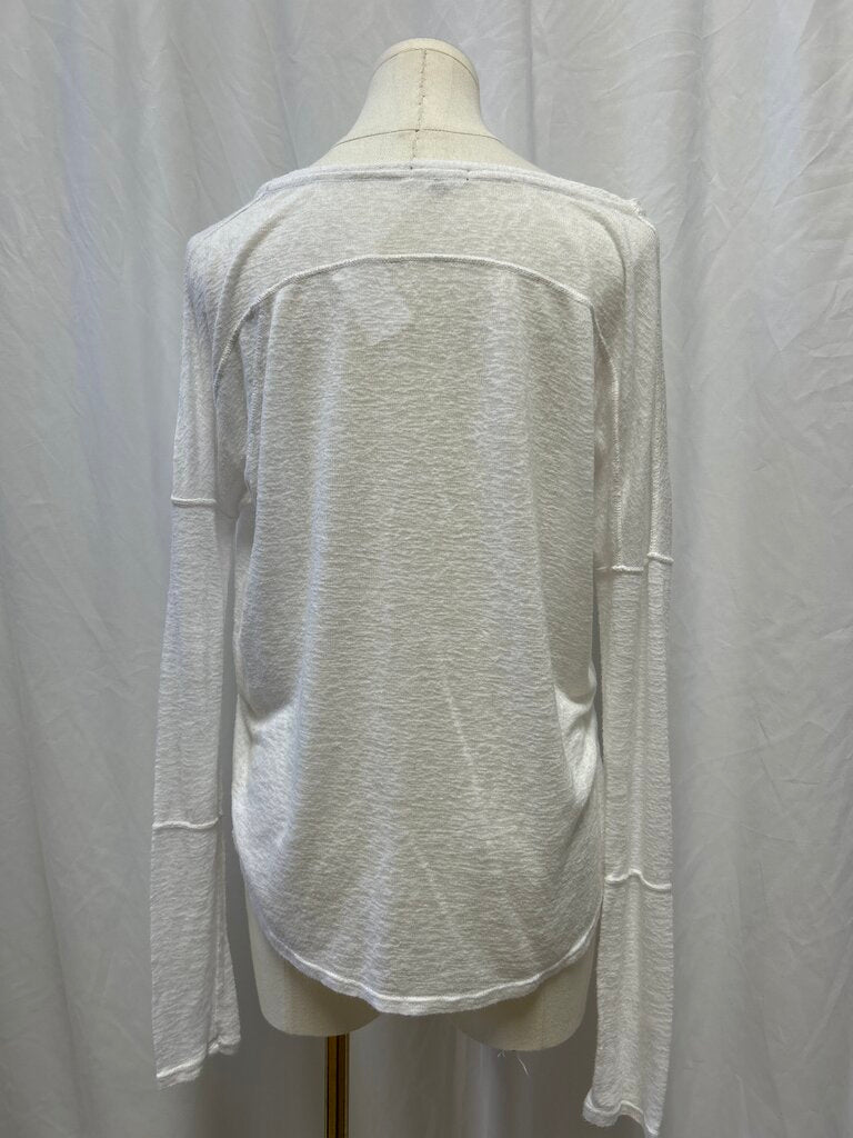 Rails White Tissue Sweater