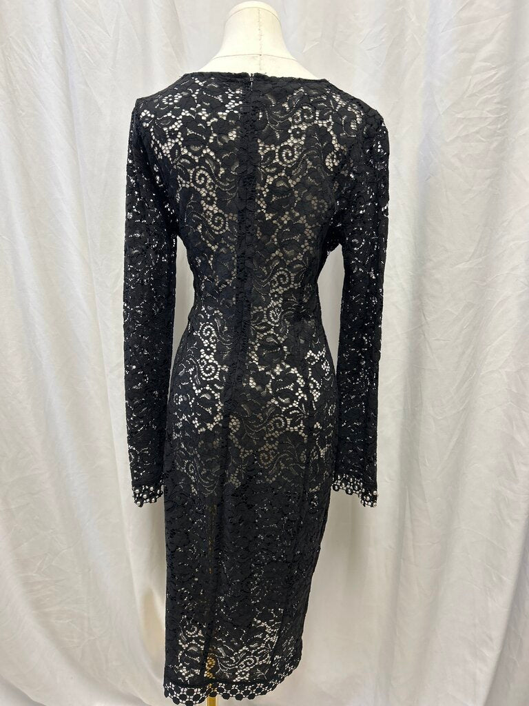Pinko Black Lace Dress