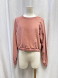 Reformation Mauve Cropped Swetashirt