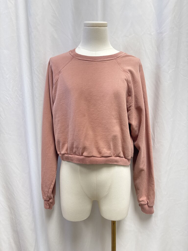 Reformation Mauve Cropped Swetashirt
