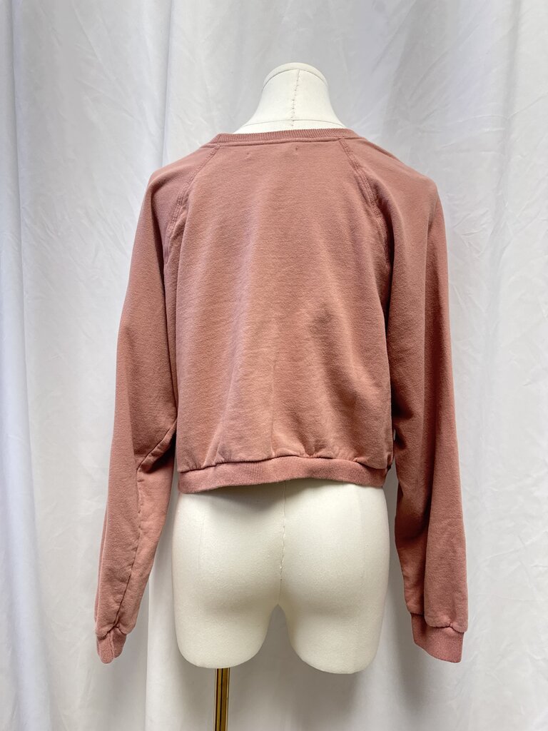 Reformation Mauve Cropped Swetashirt