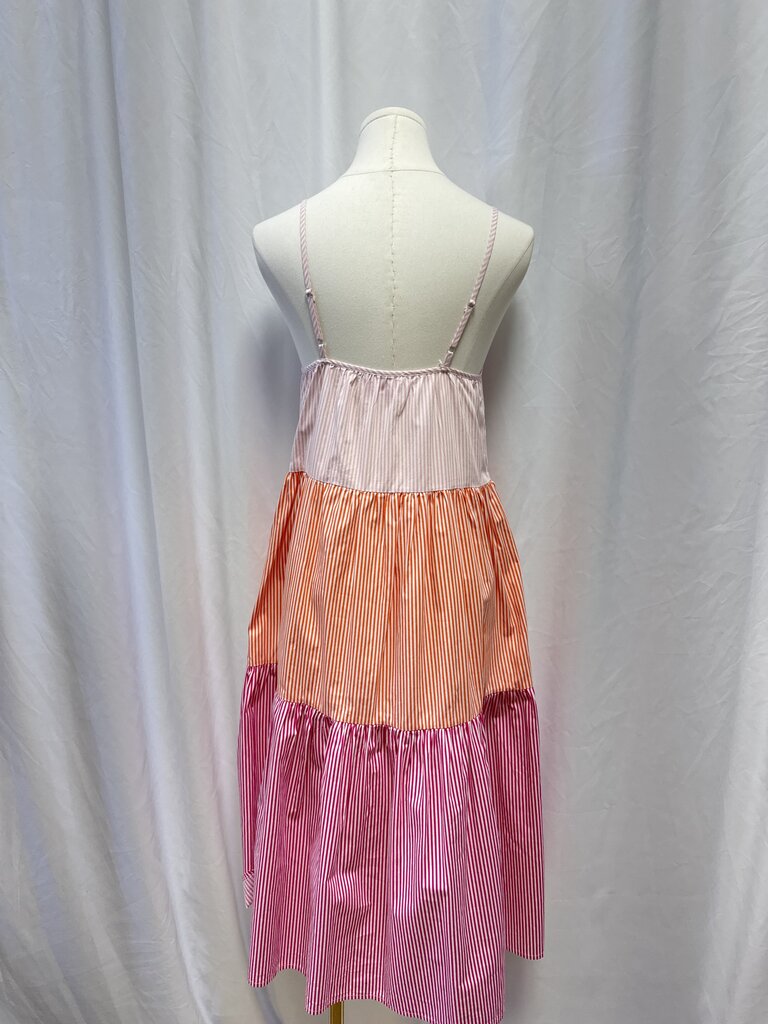Solid & Striped Tiered Striped Dress