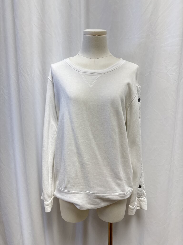 Monrow White Sweatshirt