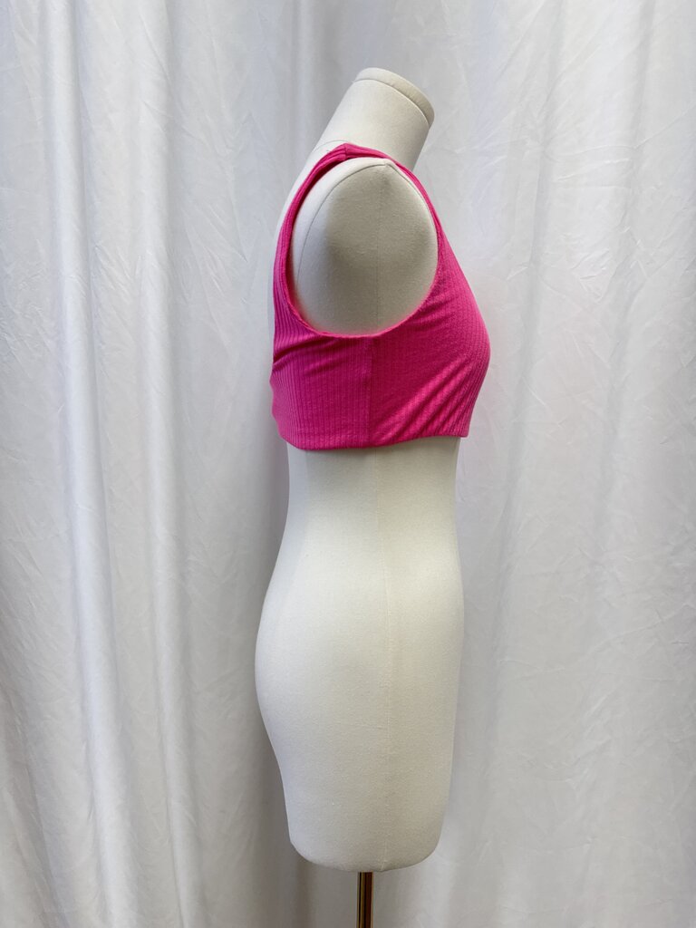 Show Me Your Mumu Pink Ribbed Bralette