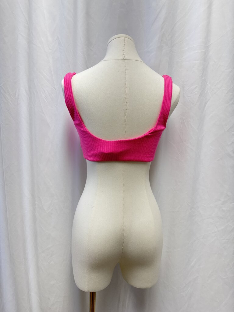 Show Me Your Mumu Pink Ribbed Bralette