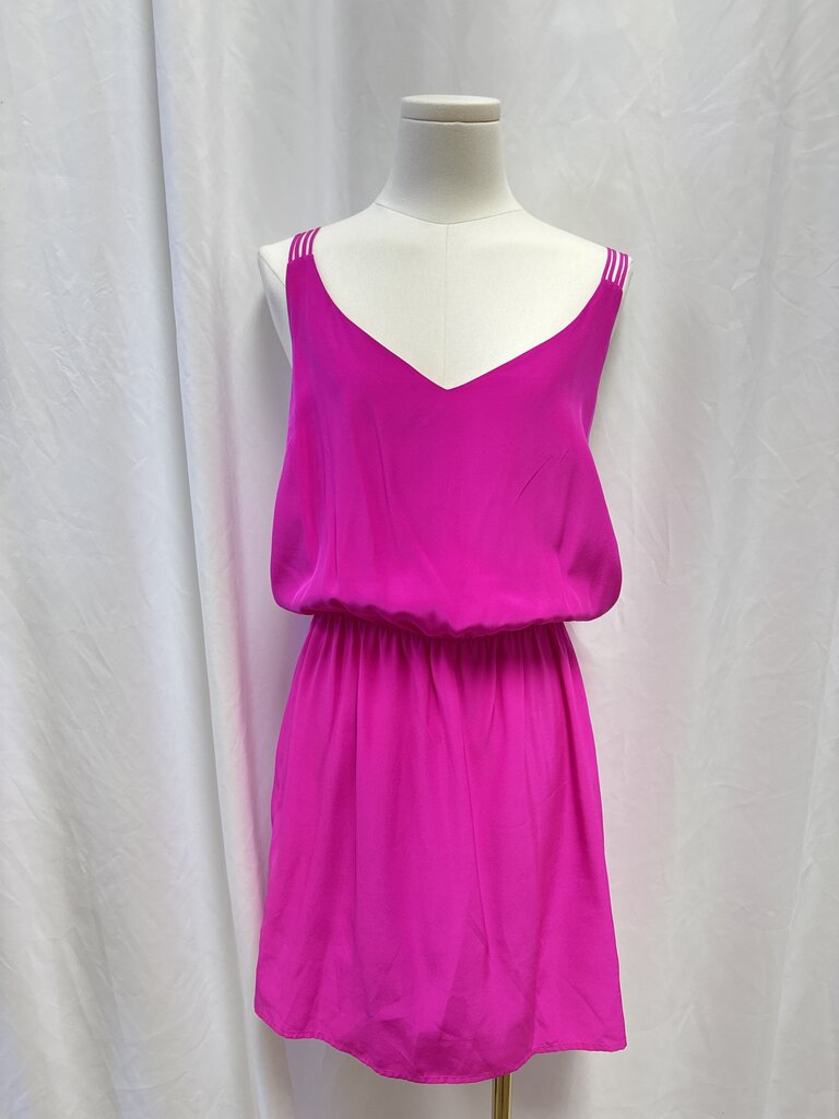 Amanda Uprichard Bright Pink Mini Dress