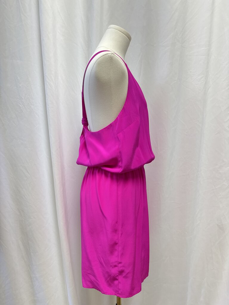 Amanda Uprichard Bright Pink Mini Dress