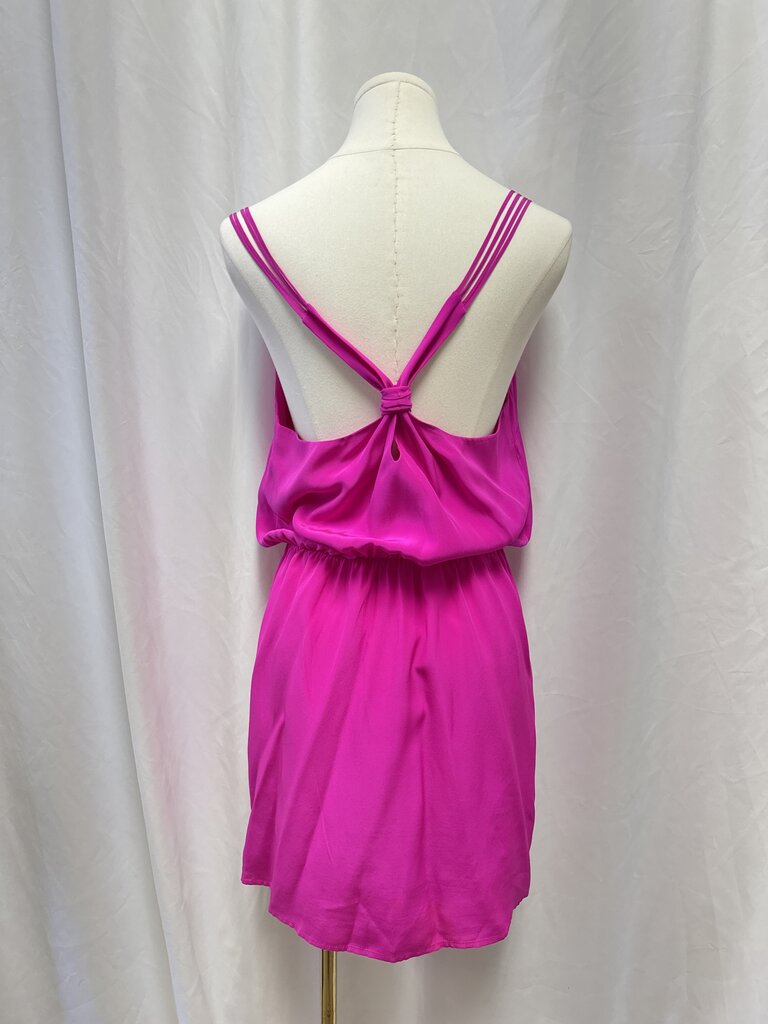 Amanda Uprichard Bright Pink Mini Dress
