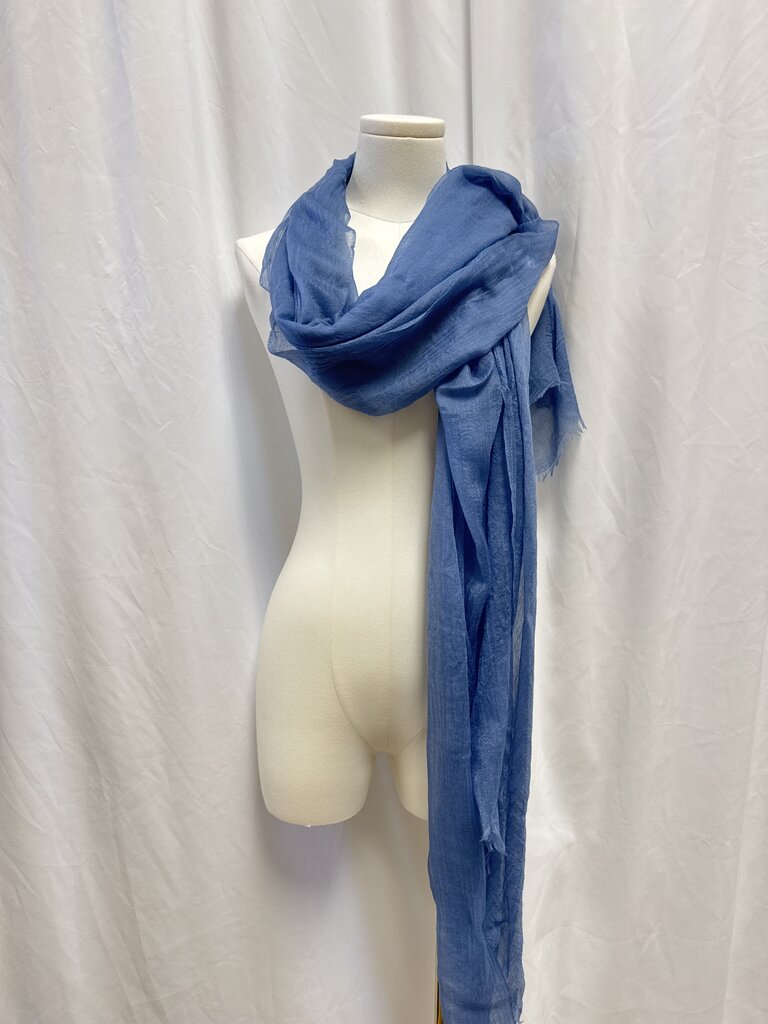 Blue Wrap Scarf