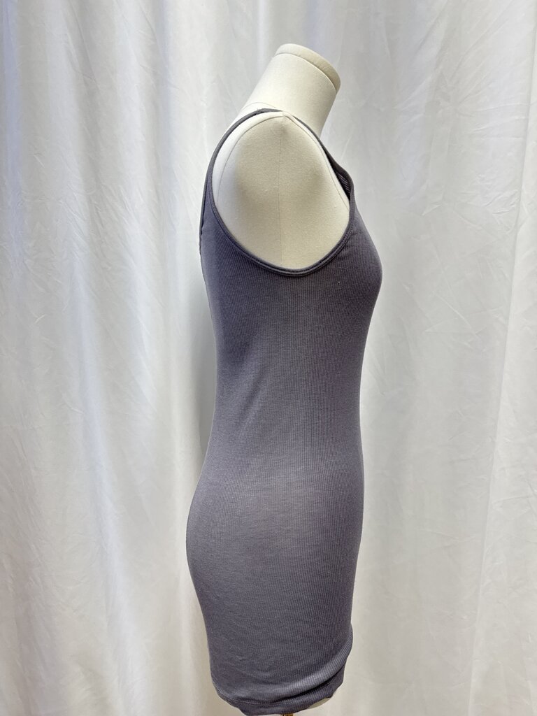 Vince Grey Ribbed Tank