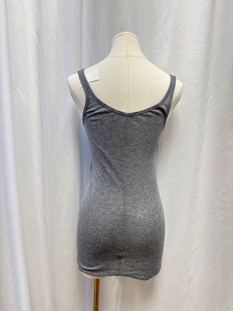 Vince Grey Ribbed Tank