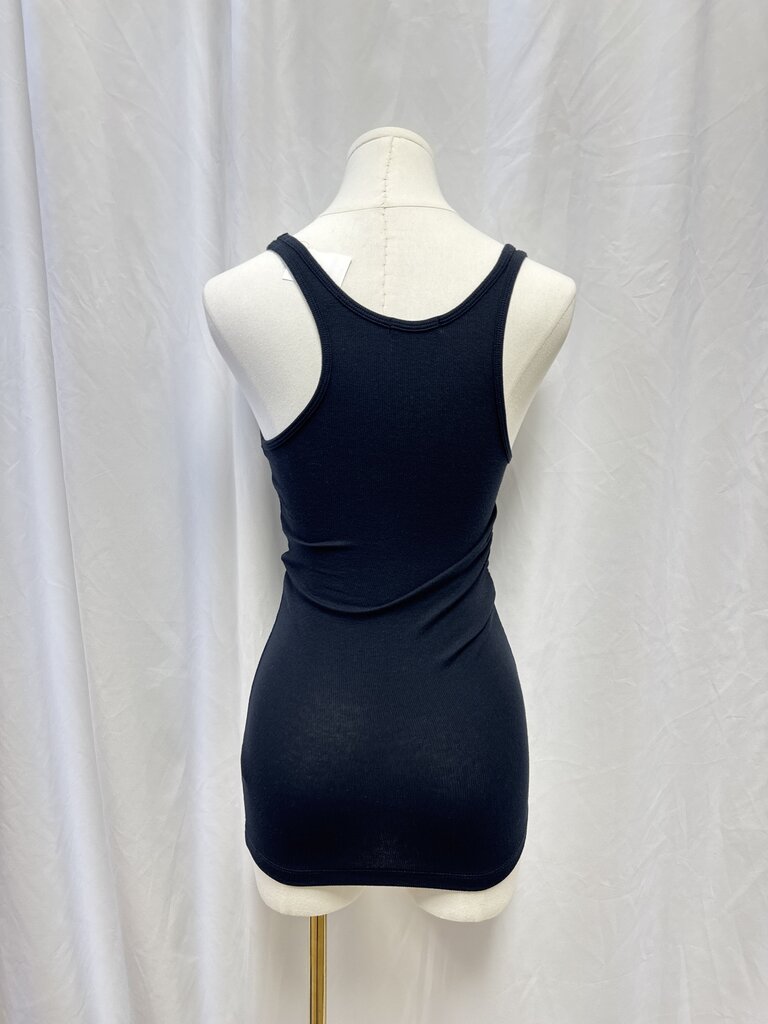 ATM Black Ribbed Tank