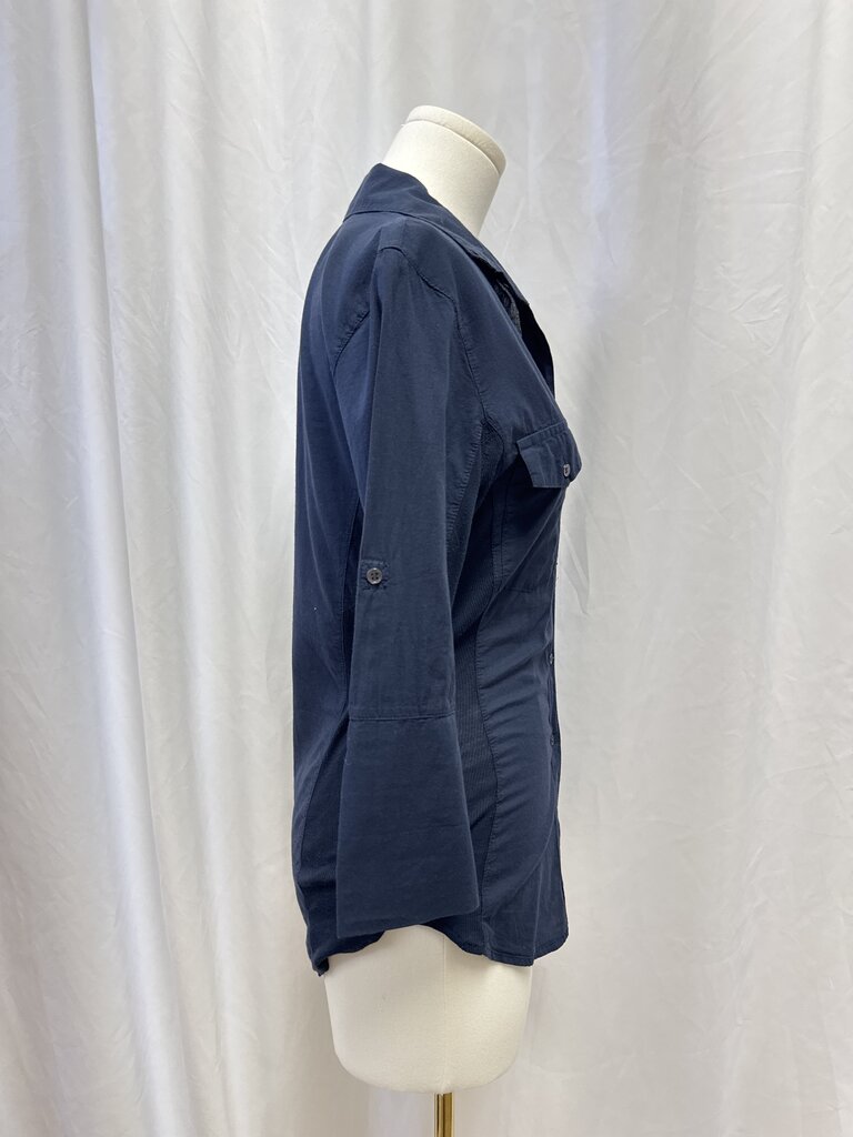James Perse Blue Button Up