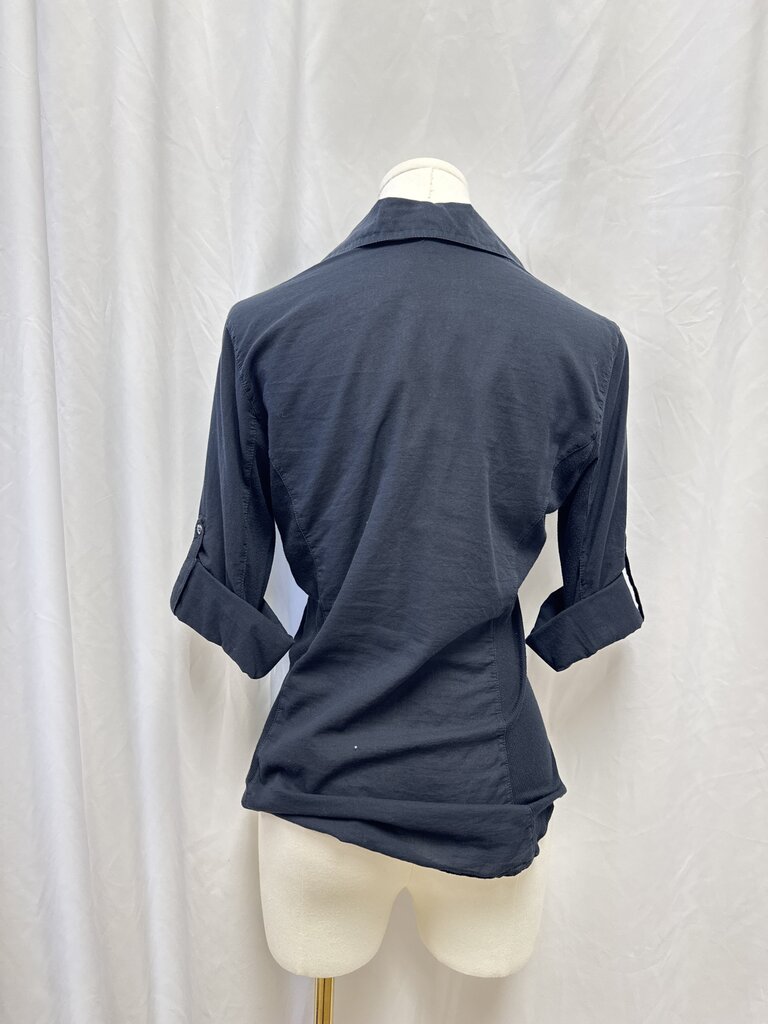 James Perse Black Button Up