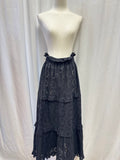 Tuckernuck Black Eyelet Maxi Skirt
