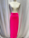 Show Me Your Mumu Pink Ribbed Maxi Skirt