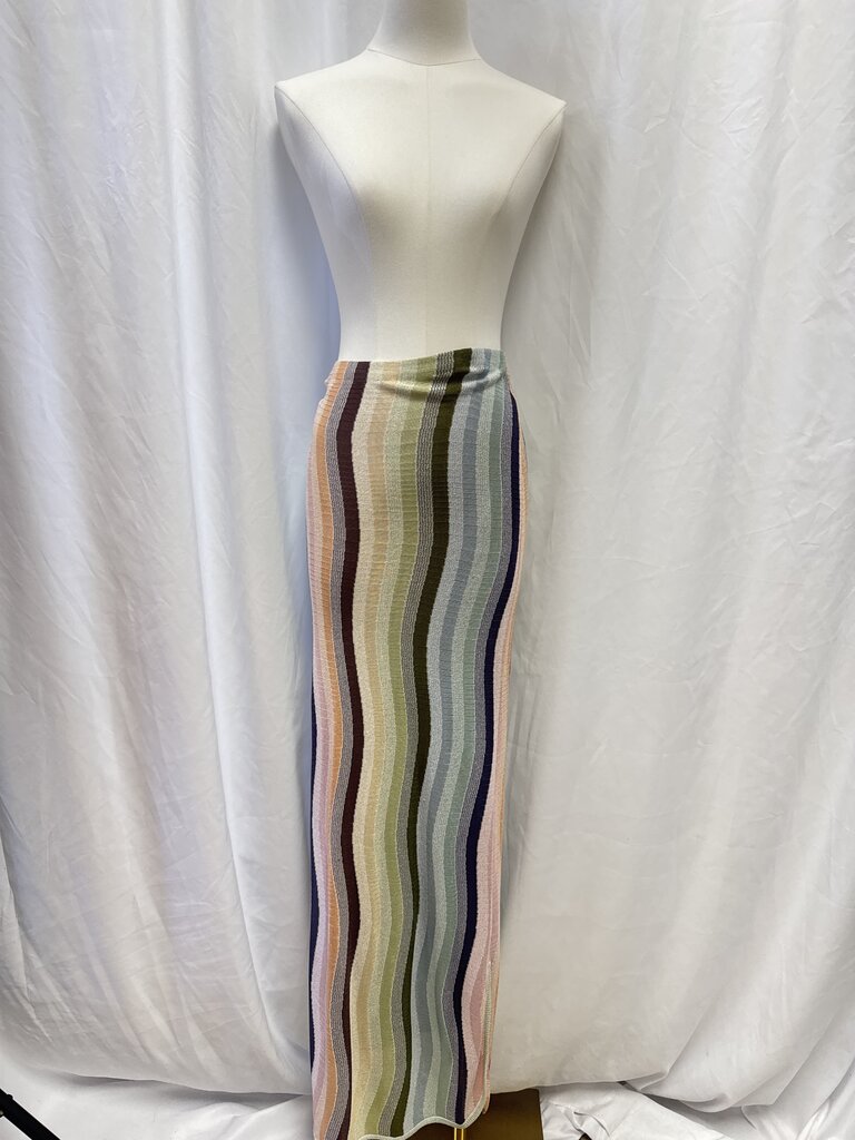 Missoni Vintage Pastel Knit Maxi Skirt