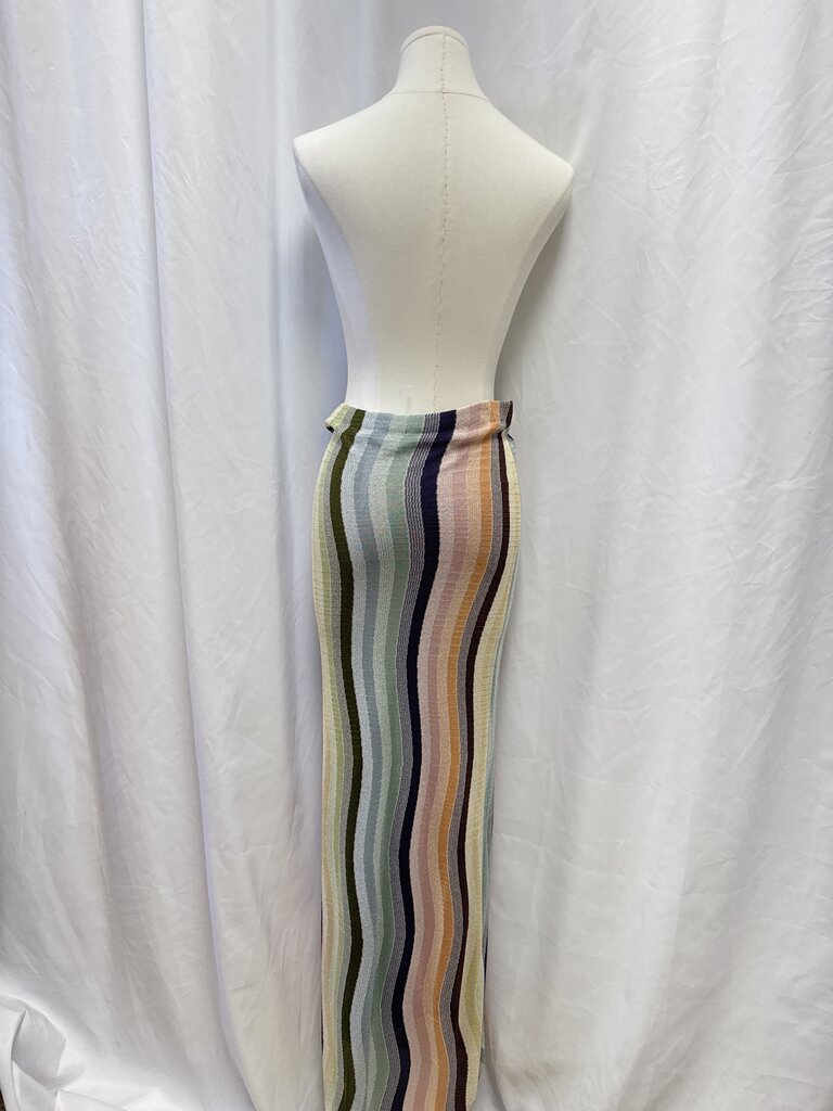 Missoni Vintage Pastel Knit Maxi Skirt