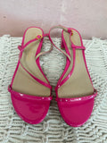 Stuart Weitzman Patent Strappy Heel
