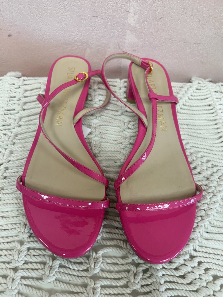 Stuart Weitzman Patent Strappy Heel
