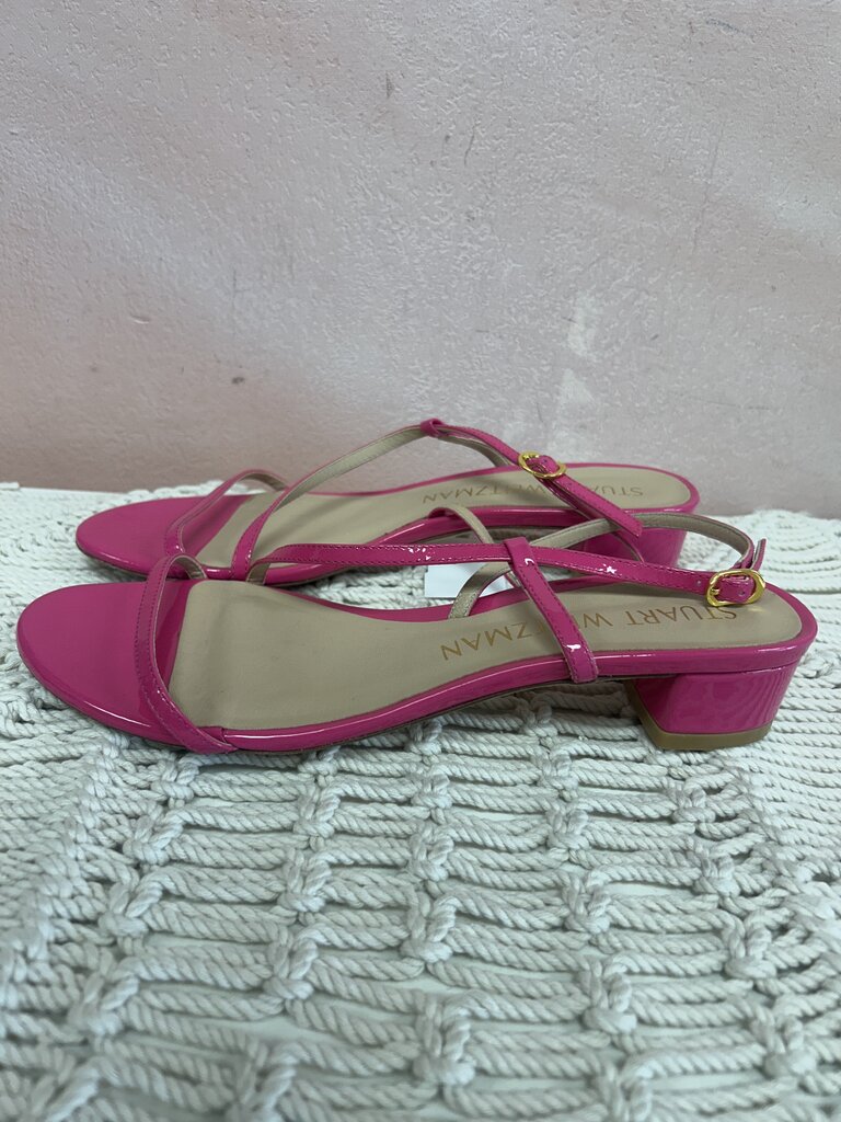 Stuart Weitzman Patent Strappy Heel