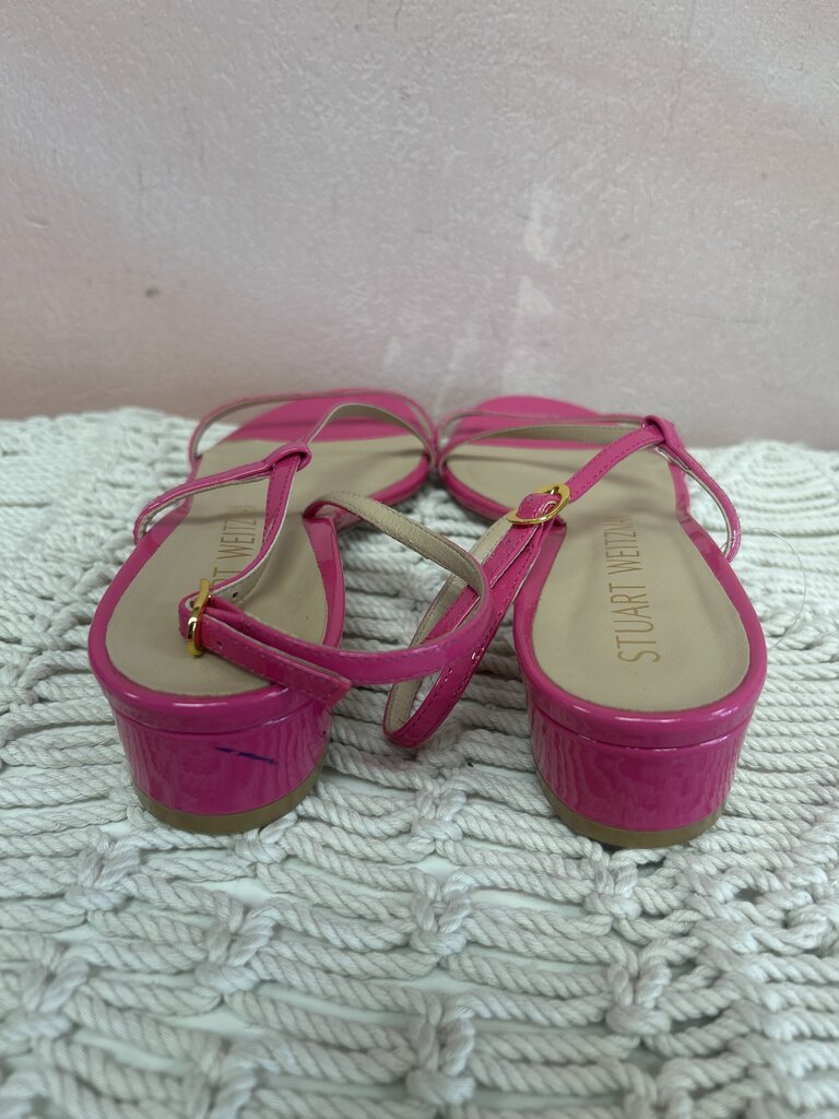 Stuart Weitzman Patent Strappy Heel
