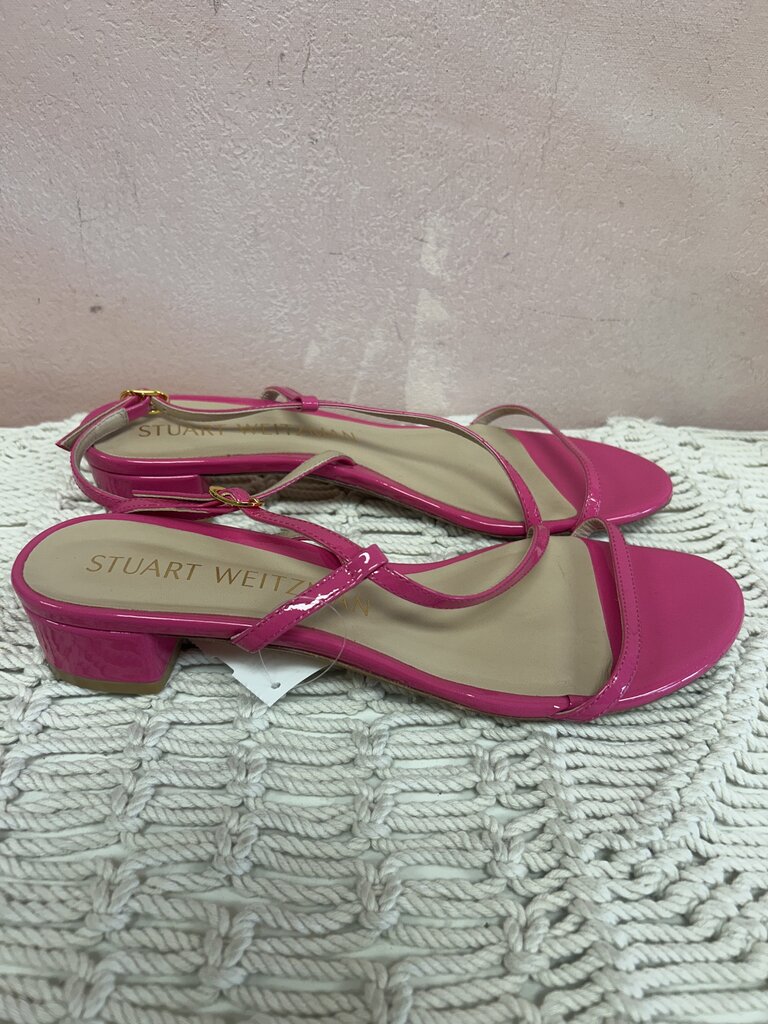 Stuart Weitzman Patent Strappy Heel