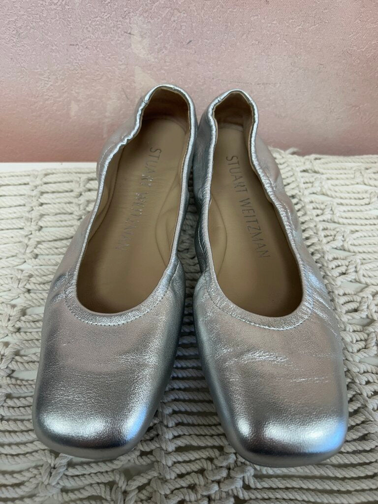 Stuart Weitzman Leather Ballet Flat